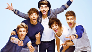 A band photo of One Direction 